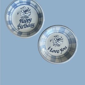 2 Louisville Stoneware mini plate #66